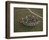 Aerial View of Stonehenge, Unesco World Heritage Site, Salisbury Plain, Wiltshire, England-Adam Woolfitt-Framed Photographic Print