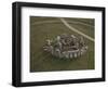 Aerial View of Stonehenge, Unesco World Heritage Site, Salisbury Plain, Wiltshire, England-Adam Woolfitt-Framed Photographic Print