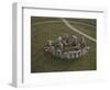 Aerial View of Stonehenge, Unesco World Heritage Site, Salisbury Plain, Wiltshire, England-Adam Woolfitt-Framed Photographic Print