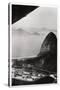 Aerial View of Sugarloaf Mountain, Rio De Janeiro, Brazil, from a Zeppelin, 1930-null-Stretched Canvas