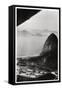 Aerial View of Sugarloaf Mountain, Rio De Janeiro, Brazil, from a Zeppelin, 1930-null-Framed Stretched Canvas