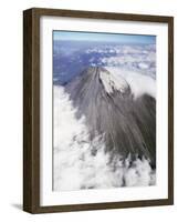 Aerial View of Summit Cone of Sangay, Dormant Volcano, Ecuador-Doug Allan-Framed Photographic Print