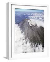 Aerial View of Summit Cone of Sangay, Dormant Volcano, Ecuador-Doug Allan-Framed Photographic Print