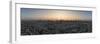 Aerial view of sunrise over Dubai, United Arab Emirates, Middle East-Ben Pipe-Framed Photographic Print