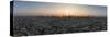 Aerial view of sunrise over Dubai, United Arab Emirates, Middle East-Ben Pipe-Stretched Canvas