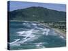 Aerial View of Surf Beach at Pauanui on East Coast, South Auckland, New Zealand-Robert Francis-Stretched Canvas