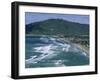 Aerial View of Surf Beach at Pauanui on East Coast, South Auckland, New Zealand-Robert Francis-Framed Photographic Print