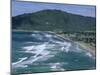 Aerial View of Surf Beach at Pauanui on East Coast, South Auckland, New Zealand-Robert Francis-Mounted Photographic Print