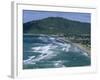 Aerial View of Surf Beach at Pauanui on East Coast, South Auckland, New Zealand-Robert Francis-Framed Photographic Print