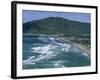 Aerial View of Surf Beach at Pauanui on East Coast, South Auckland, New Zealand-Robert Francis-Framed Photographic Print