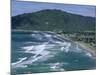 Aerial View of Surf Beach at Pauanui on East Coast, South Auckland, New Zealand-Robert Francis-Mounted Photographic Print