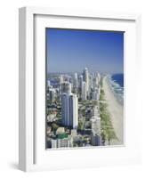 Aerial View of Surfers Paradise, the Gold Coast, Queensland, Australia-Adina Tovy-Framed Photographic Print