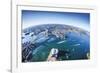 Aerial View of Sydney-Berthold Dieckfoss-Framed Giclee Print