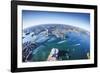 Aerial View of Sydney-Berthold Dieckfoss-Framed Giclee Print