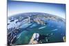 Aerial View of Sydney-Berthold Dieckfoss-Mounted Giclee Print