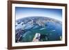 Aerial View of Sydney-Berthold Dieckfoss-Framed Giclee Print