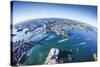 Aerial View of Sydney-Berthold Dieckfoss-Stretched Canvas