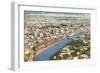 Aerial View of Tampa, Florida-null-Framed Art Print