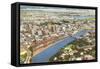 Aerial View of Tampa, Florida-null-Framed Stretched Canvas