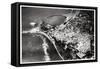 Aerial View of Tangier, Morocco, from a Zeppelin, 1930-null-Framed Stretched Canvas