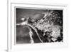 Aerial View of Tangier, Morocco, from a Zeppelin, 1930-null-Framed Giclee Print