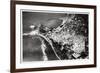 Aerial View of Tangier, Morocco, from a Zeppelin, 1930-null-Framed Giclee Print
