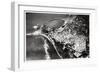 Aerial View of Tangier, Morocco, from a Zeppelin, 1930-null-Framed Giclee Print