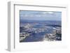 Aerial View of Thames Barrier, River Thames, London, England, United Kingdom, Europe-Peter Barritt-Framed Photographic Print