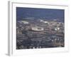 Aerial View of the 2012 Olympic Stadium, Stratford, East End, London, England, United Kingdom, Euro-Peter Barritt-Framed Photographic Print