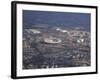 Aerial View of the 2012 Olympic Stadium, Stratford, East End, London, England, United Kingdom, Euro-Peter Barritt-Framed Photographic Print