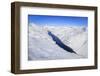 Aerial View of the Alpine Lago Di Lei Surrounded by Snow, Val Di Lei, Chiavenna-Roberto Moiola-Framed Photographic Print