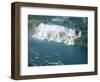 Aerial View of the American Falls, Niagara Falls, New York State, USA-Roy Rainford-Framed Photographic Print