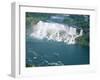 Aerial View of the American Falls, Niagara Falls, New York State, USA-Roy Rainford-Framed Photographic Print