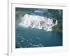 Aerial View of the American Falls, Niagara Falls, New York State, USA-Roy Rainford-Framed Photographic Print