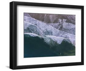 Aerial view of the beach, Cannon Beach, Oregon, USA-Panoramic Images-Framed Photographic Print