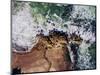 Aerial view of the beach, Newport, Lincoln County, Oregon, USA-Panoramic Images-Mounted Photographic Print