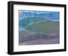 Aerial view of the beach, Newport, Lincoln County, Oregon, USA-Panoramic Images-Framed Photographic Print