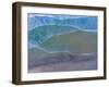 Aerial view of the beach, Newport, Lincoln County, Oregon, USA-Panoramic Images-Framed Photographic Print