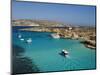 Aerial View of the Blue Lagoon, Comino Island, Malta, Mediterranean, Europe-Tondini Nico-Mounted Photographic Print