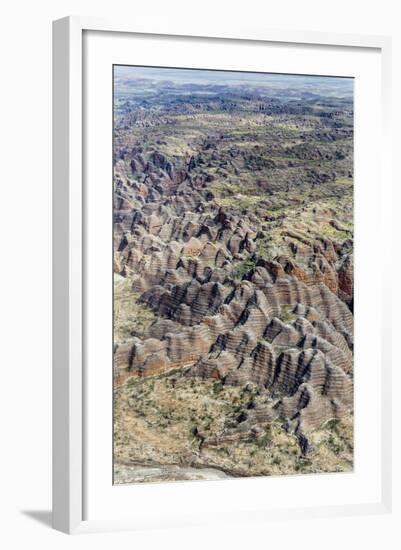 Aerial View of the Bungle Bungle, Purnululu National Parkkimberley, Western Australia-Michael Nolan-Framed Photographic Print