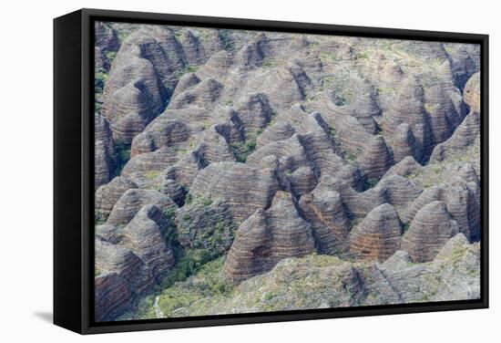 Aerial View of the Bungle Bungle, Purnululu National Parkkimberley, Western Australia-Michael Nolan-Framed Stretched Canvas