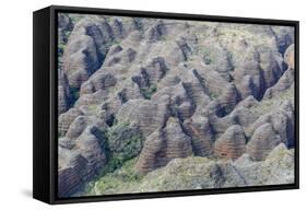 Aerial View of the Bungle Bungle, Purnululu National Parkkimberley, Western Australia-Michael Nolan-Framed Stretched Canvas