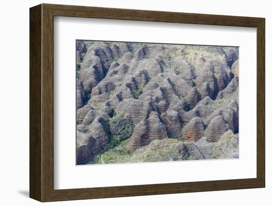 Aerial View of the Bungle Bungle, Purnululu National Parkkimberley, Western Australia-Michael Nolan-Framed Photographic Print