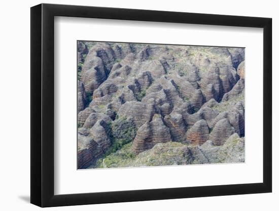 Aerial View of the Bungle Bungle, Purnululu National Parkkimberley, Western Australia-Michael Nolan-Framed Photographic Print