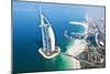 Aerial View of the Burj Al Arab, Dubai, United Arab Emirates-Bill Bachmann-Mounted Photographic Print