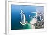 Aerial View of the Burj Al Arab, Dubai, United Arab Emirates-Bill Bachmann-Framed Photographic Print