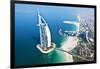 Aerial View of the Burj Al Arab, Dubai, United Arab Emirates-Bill Bachmann-Framed Premium Photographic Print