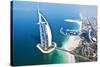 Aerial View of the Burj Al Arab, Dubai, United Arab Emirates-Bill Bachmann-Stretched Canvas