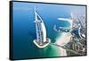 Aerial View of the Burj Al Arab, Dubai, United Arab Emirates-Bill Bachmann-Framed Stretched Canvas