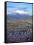 Aerial View of the Capital with Snow-Covered Mountain in Background, La Paz, Bolivia-Jim Zuckerman-Framed Stretched Canvas